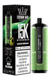 Al Fakher Crown Bar 15K Hypermax Desechable Vape (Caja de 10)