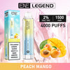 Elux ENE Legend 4000 Caladas desechable Vape (Caja de 10)